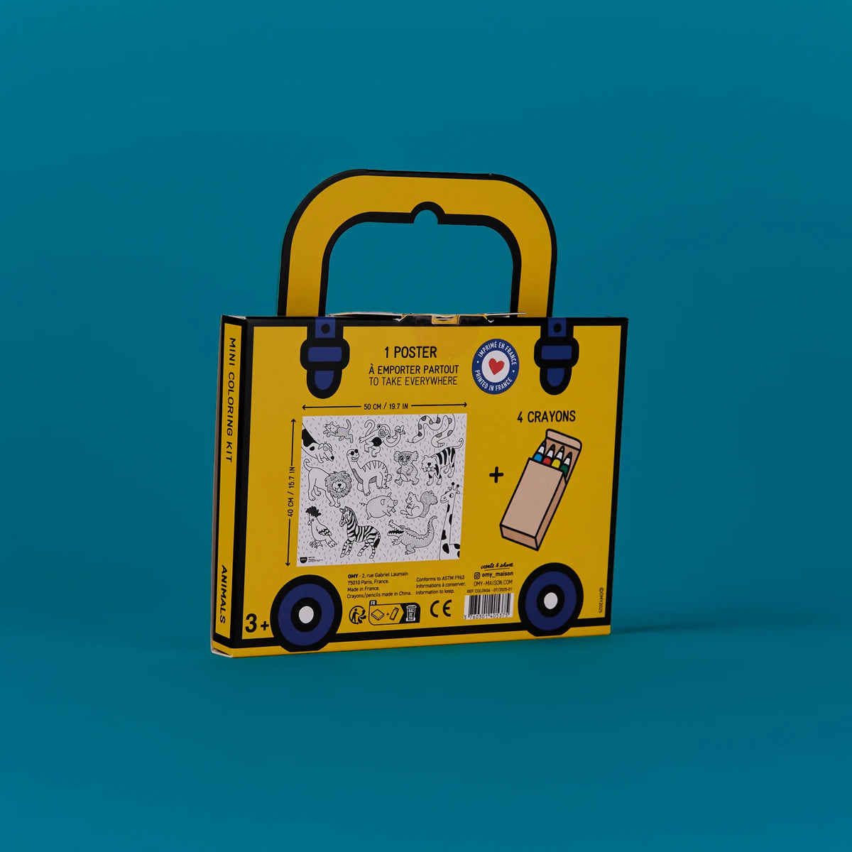 Mini spalvinimo rinkinys – Gyvūnai