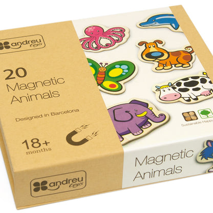 Magnetukų rinkinys Gyvūnai (20 vnt.)
