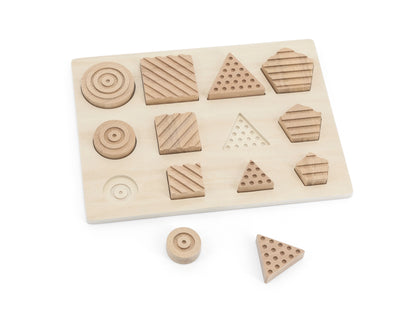 Sensorinės geometrinės figūros Montessori