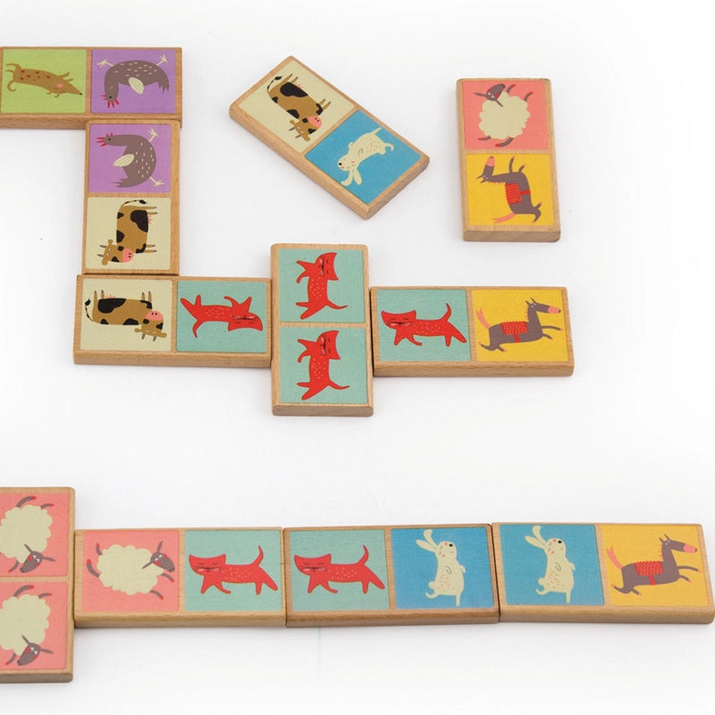 Domino žaidimas „Gyvūnai“