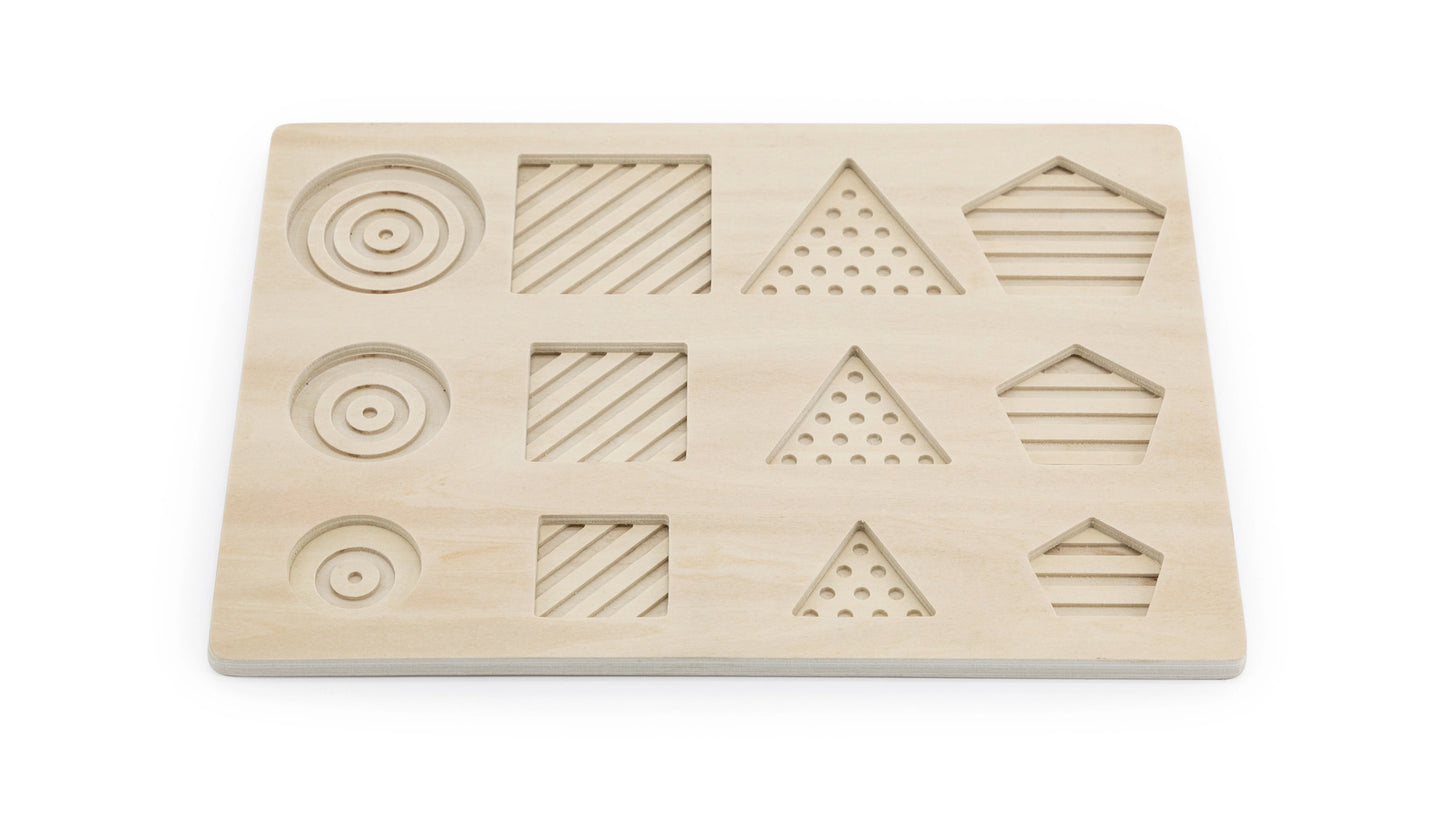 Sensorinės geometrinės figūros Montessori