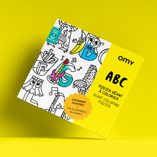 ABC – Didelis spalvinimo plakatas