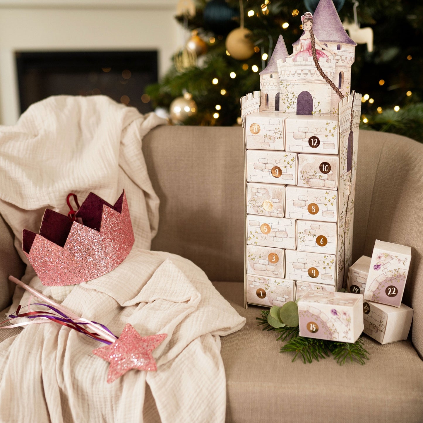 Rapuncelės advento kalendorius