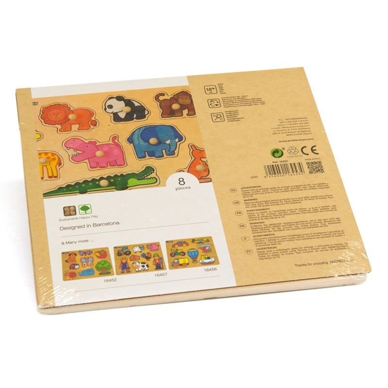 Džiunglių gyvūnų dėlionė