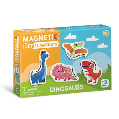 Magnetų rinkinys Dodo Dinozaurai (15 el.)
