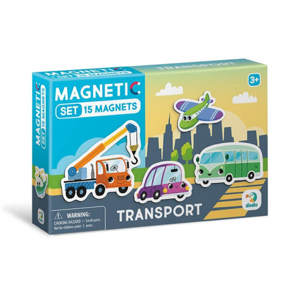 Magnetų rinkinys Dodo Transportas (15 el.)