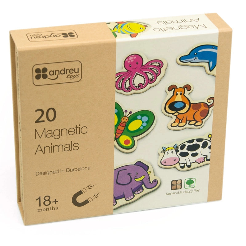 Magnetukų rinkinys Gyvūnai (20 vnt.)