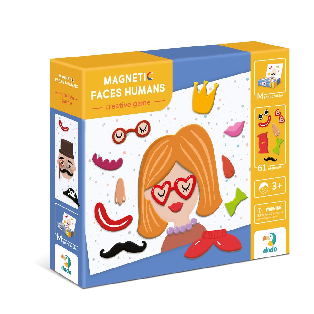 Dodo magnetinė delionė Veidukai