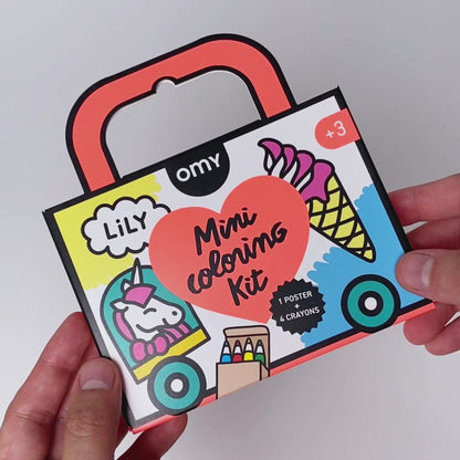 Mini spalvinimo rinkinys - Vienaragiai